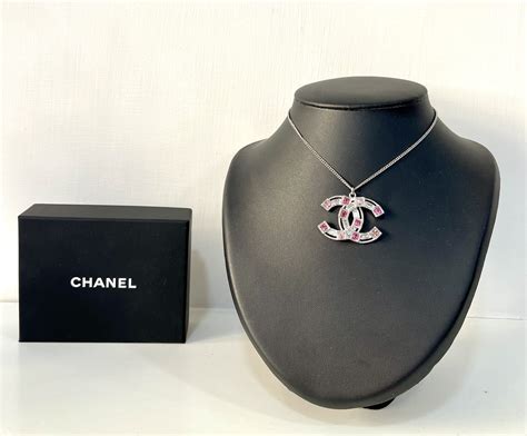 chanel collane doppia c|Chanel collane usate.